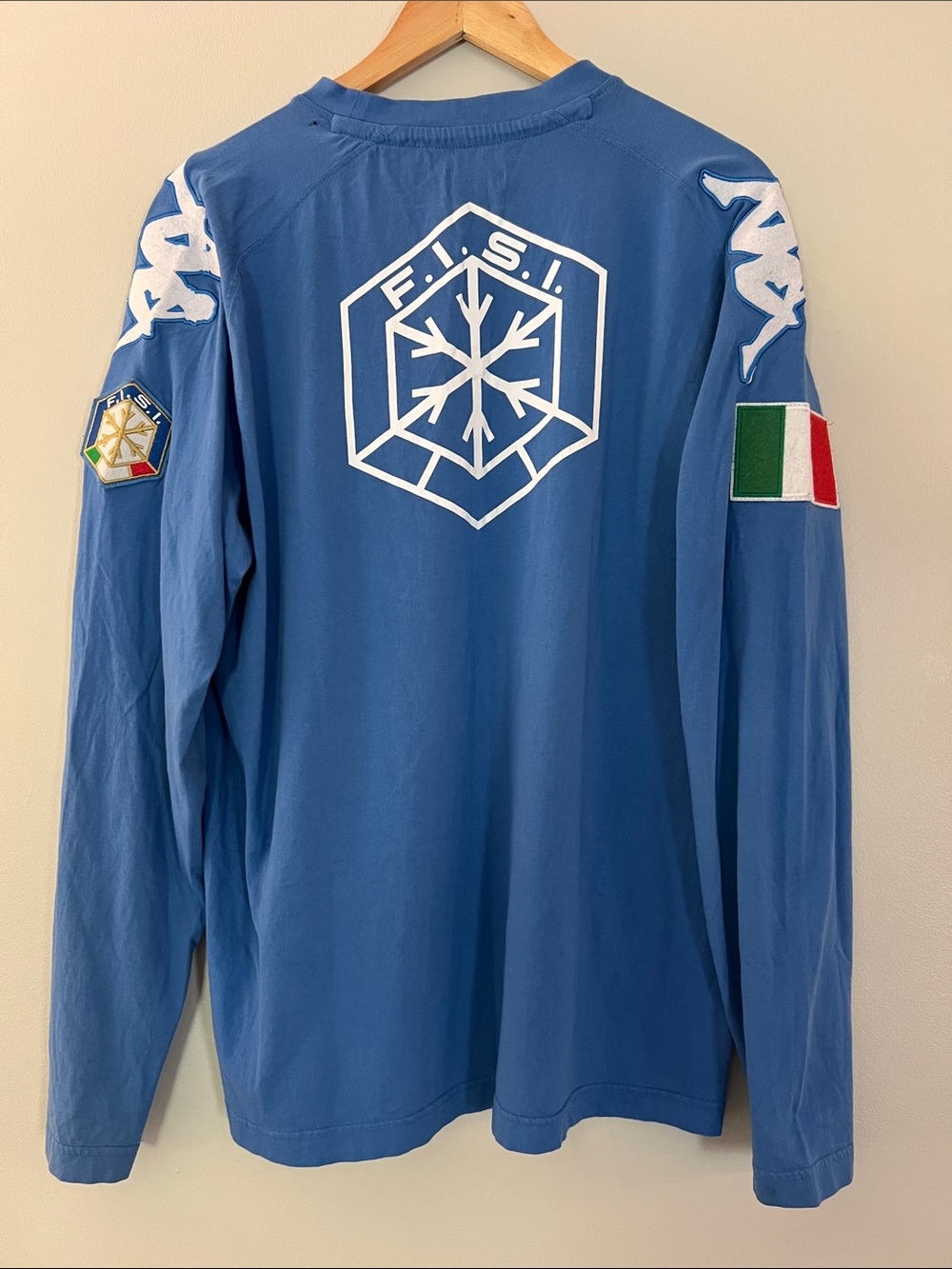 Vintage Kappa Italia Fisi Ski team Audi long sleeve tee shirt - XL - Picture 2 of 6